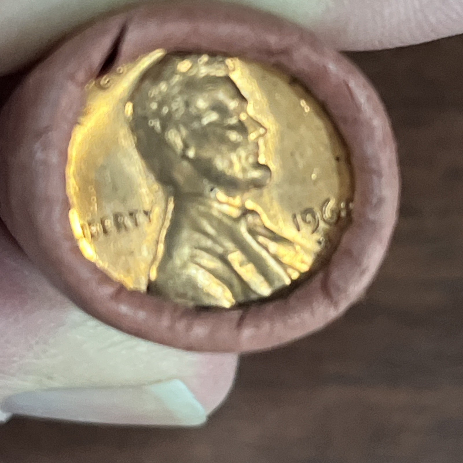 1968-S OBW Cent Roll, Uncirculated Penny Roll-Red Wrapped-Read Description
