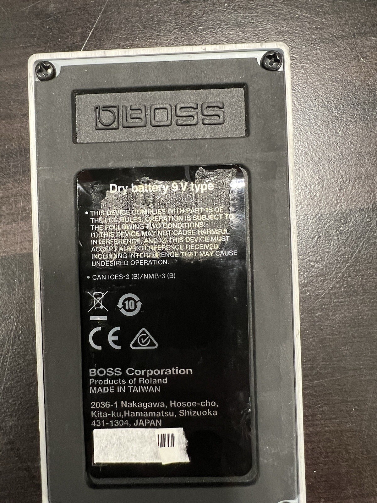 Boss CE-3 Chorus Guitar Effect Pedal