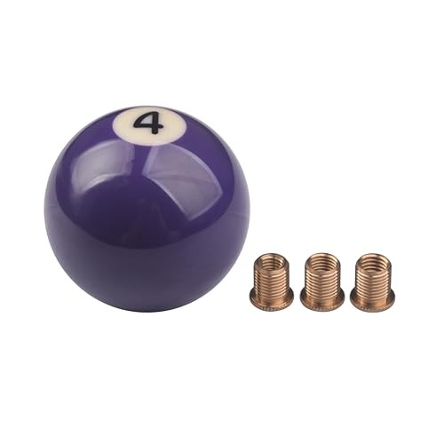Billiard Ball Rod Shifter Knobs Gear Shift Knobs Marbling Pool Ball No. 4
