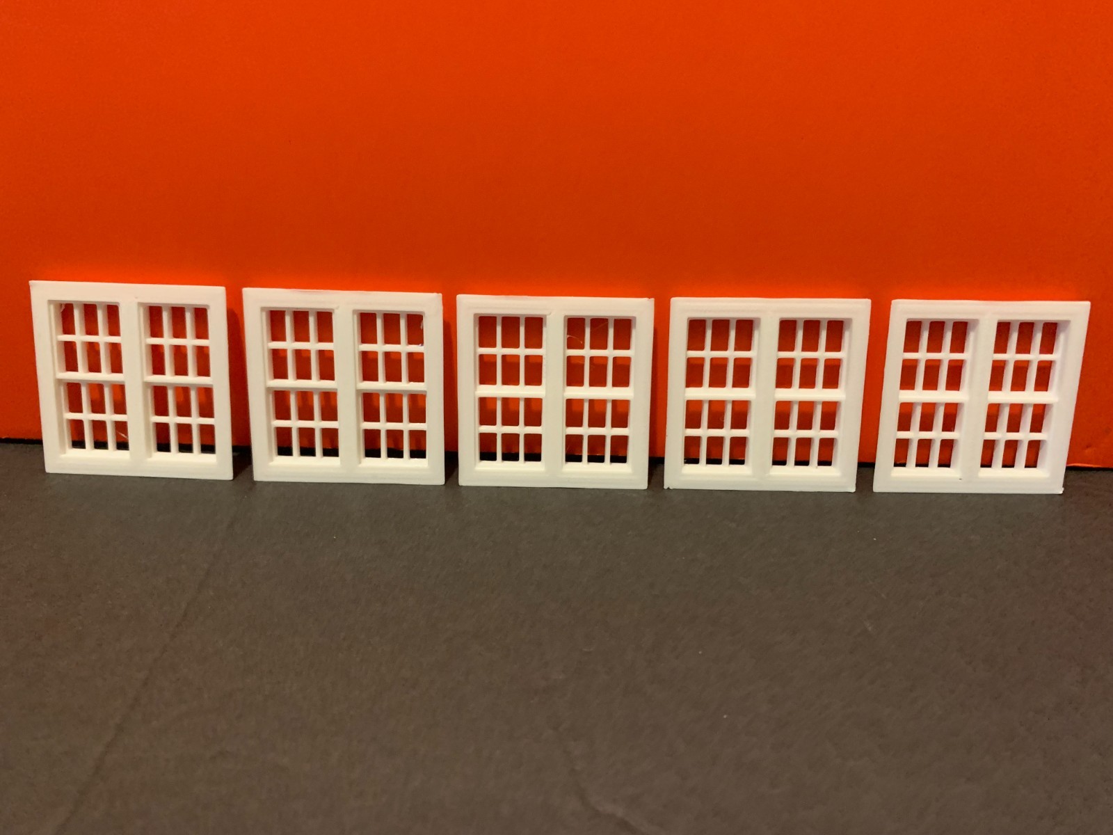 5   " G " SCALE  1.700" x  1.680"  SIDE by SIDE DOUBLE HUNG WINDOW  1:24 3D L@@K