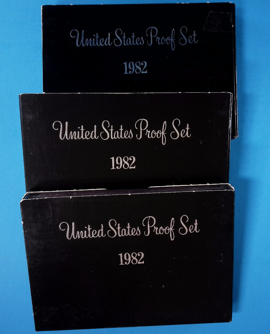 1982-S United States Mint Proof Set 5-Coins