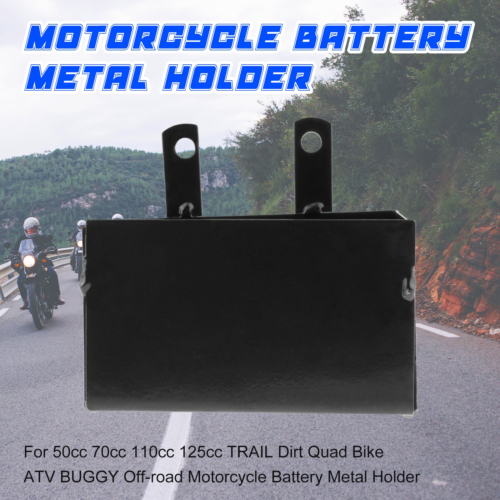 Battery Storage Carrier Case For 50cc 70cc 110cc