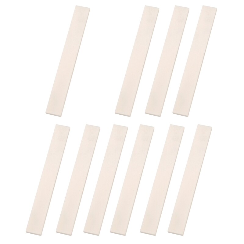 Bone Acoustic Guitar String Bridge Saddle Blanks Guitar Replacement Parts