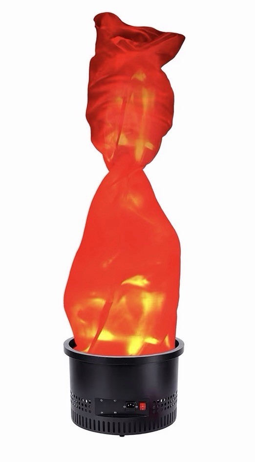 5.9ft LED Fake Fire Flame Lamp Stage Light for Restaurants Halloween Bonfire-NEW