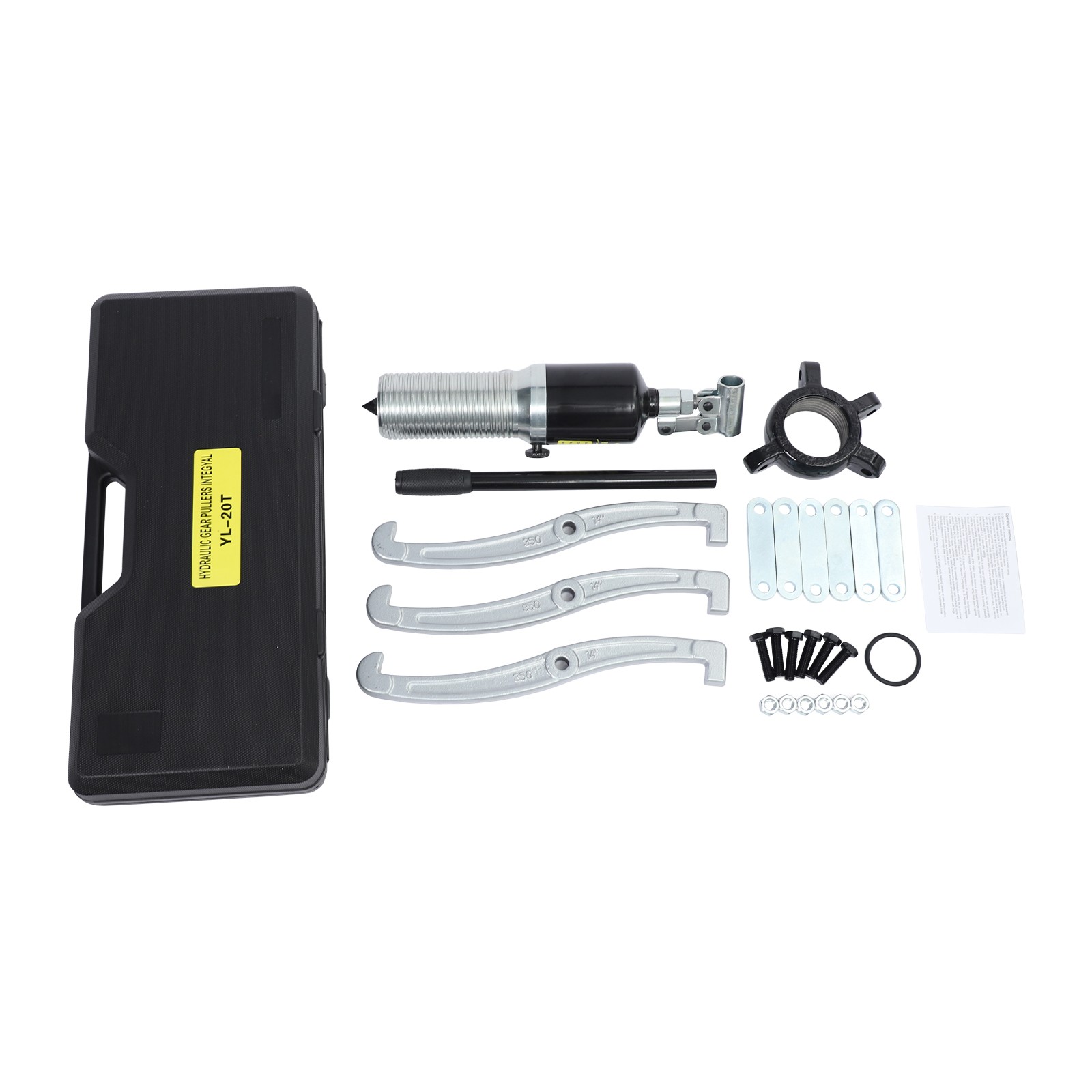 Black Hydraulic Bearing Puller,20T Hydraulic Puller Kit,3 Jaws Hydraulic Puller