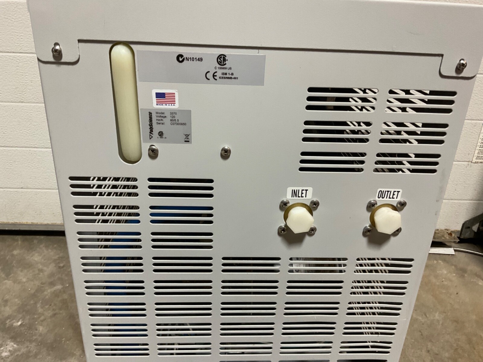 Agilent HP G1879B Heat Exchanger model 3370 powers on