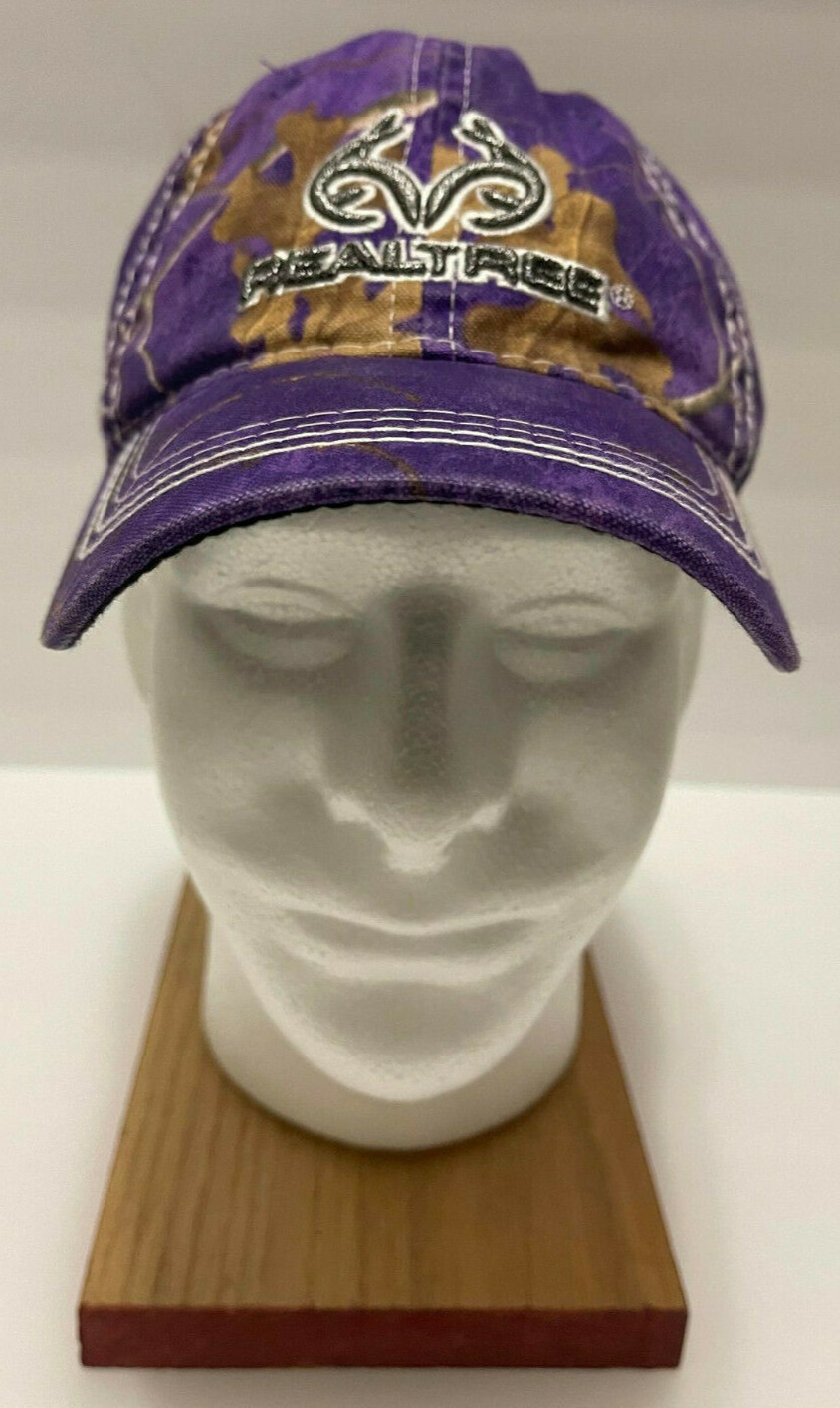 Realtree Purple Camo Cap / Hat by Outdoor Cap Camoflauge Pre-Owned Nice