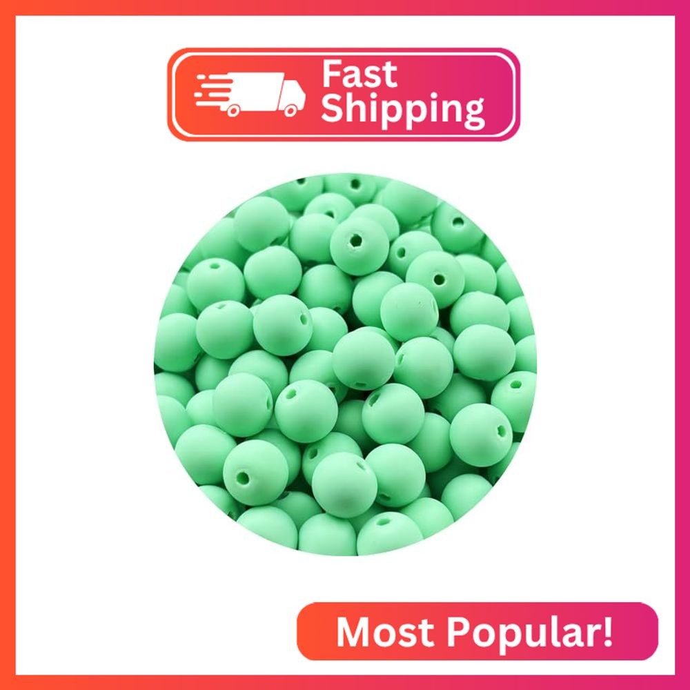 Pinhoollgo 200pcs 6mm Polymer Clay Beads Round Spacer Beads Heishi Vinyl Beads f