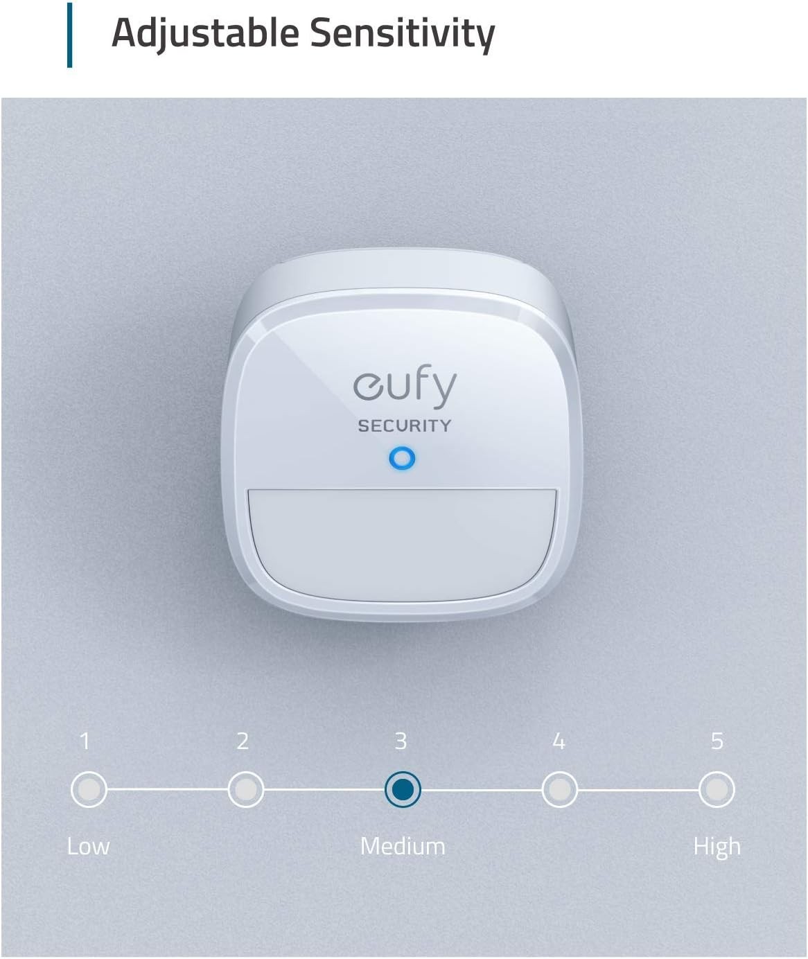 eufy Home Alarm System Motion Sensor 30ft Detect Adjustable Sensor|Refurb