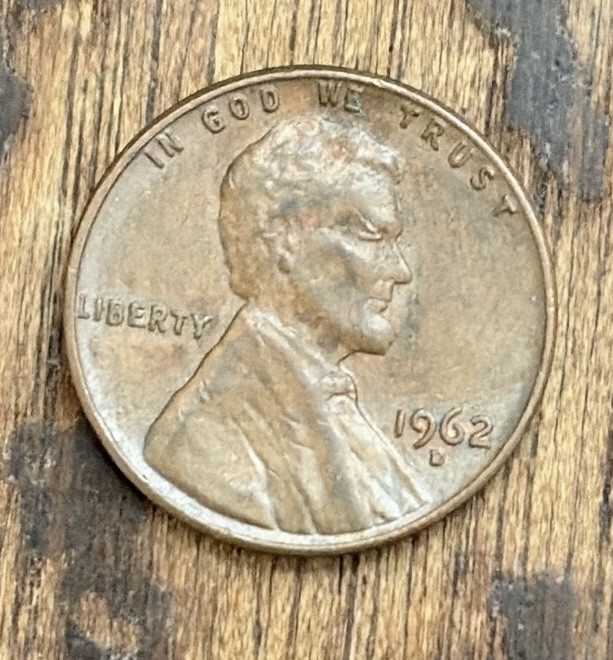 1962 D Penny