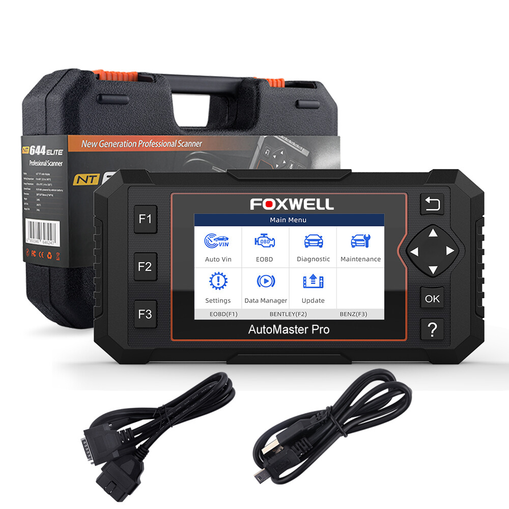 Foxwell NT644 Elite Full System Scanner Car Diagnostic Tool OBD2 ABS SRS DPF
