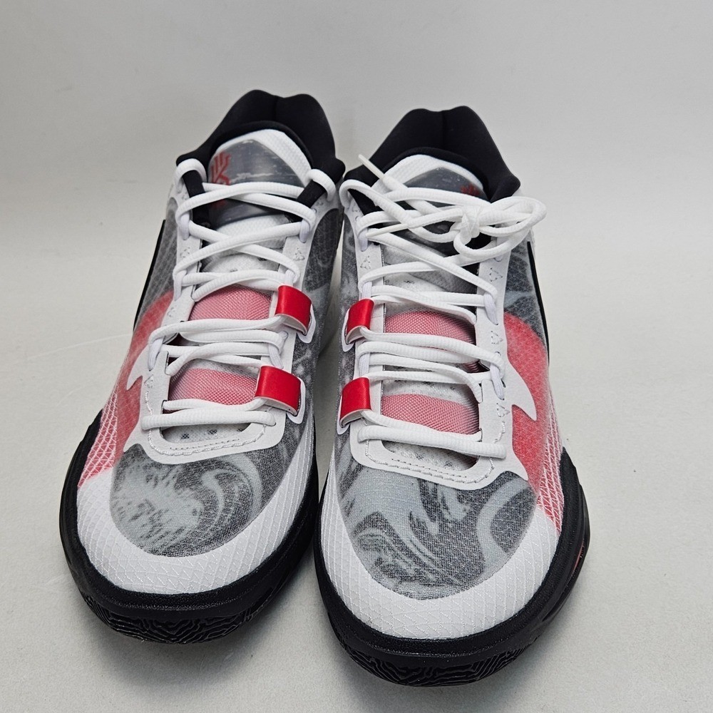 Nike Kyrie 8 Shoes White University Red Sneakers Basketball Mens 8.5 DJ6017