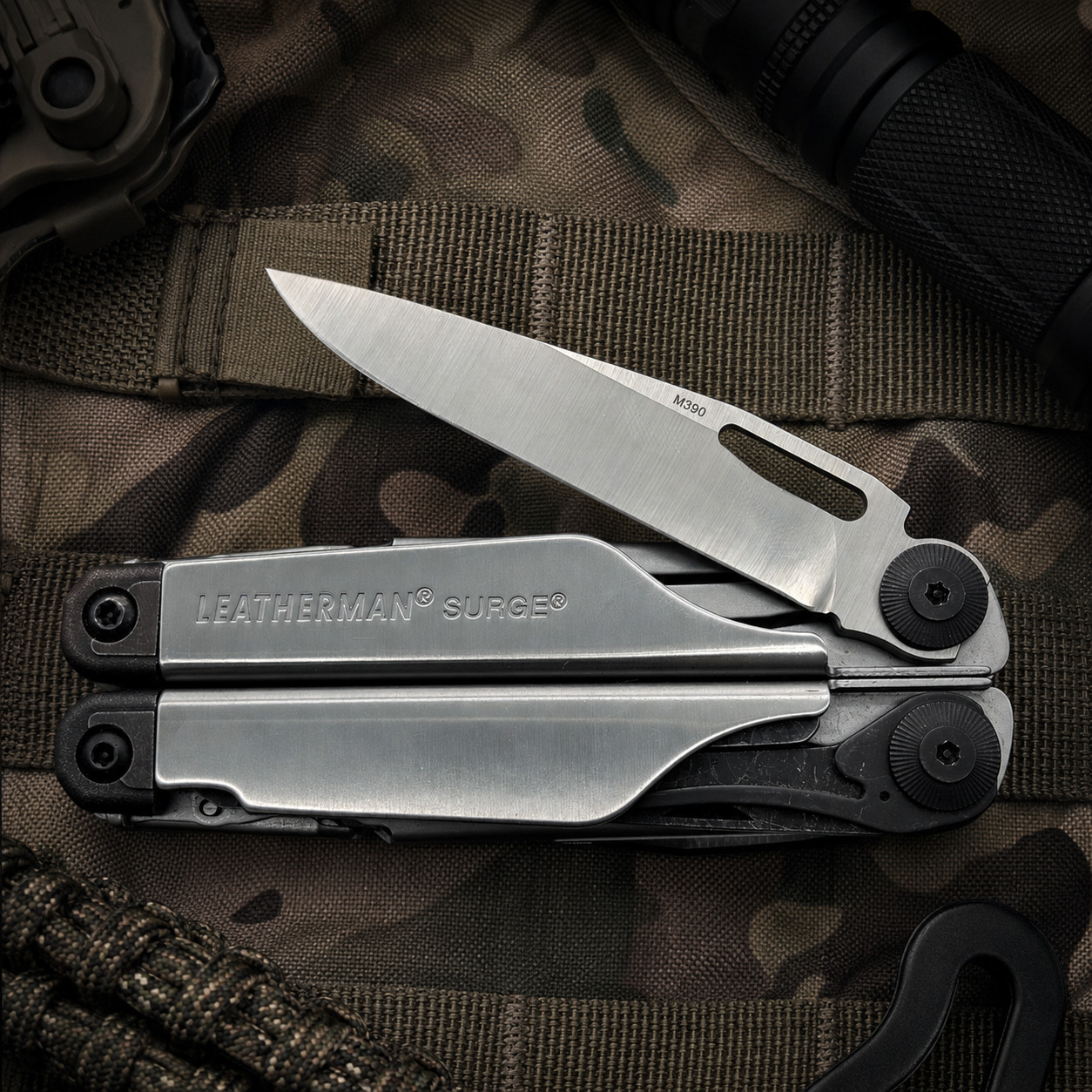 GearNexon Custom M390 Blade Upgrade for Leatherman Surge CNC 60 HRC EDC Mod
