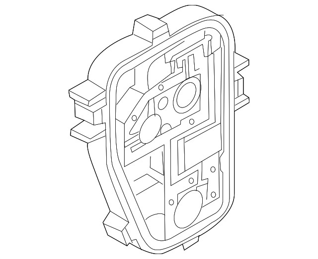 Genuine Volkswagen Socket Plate 5K0-945-257