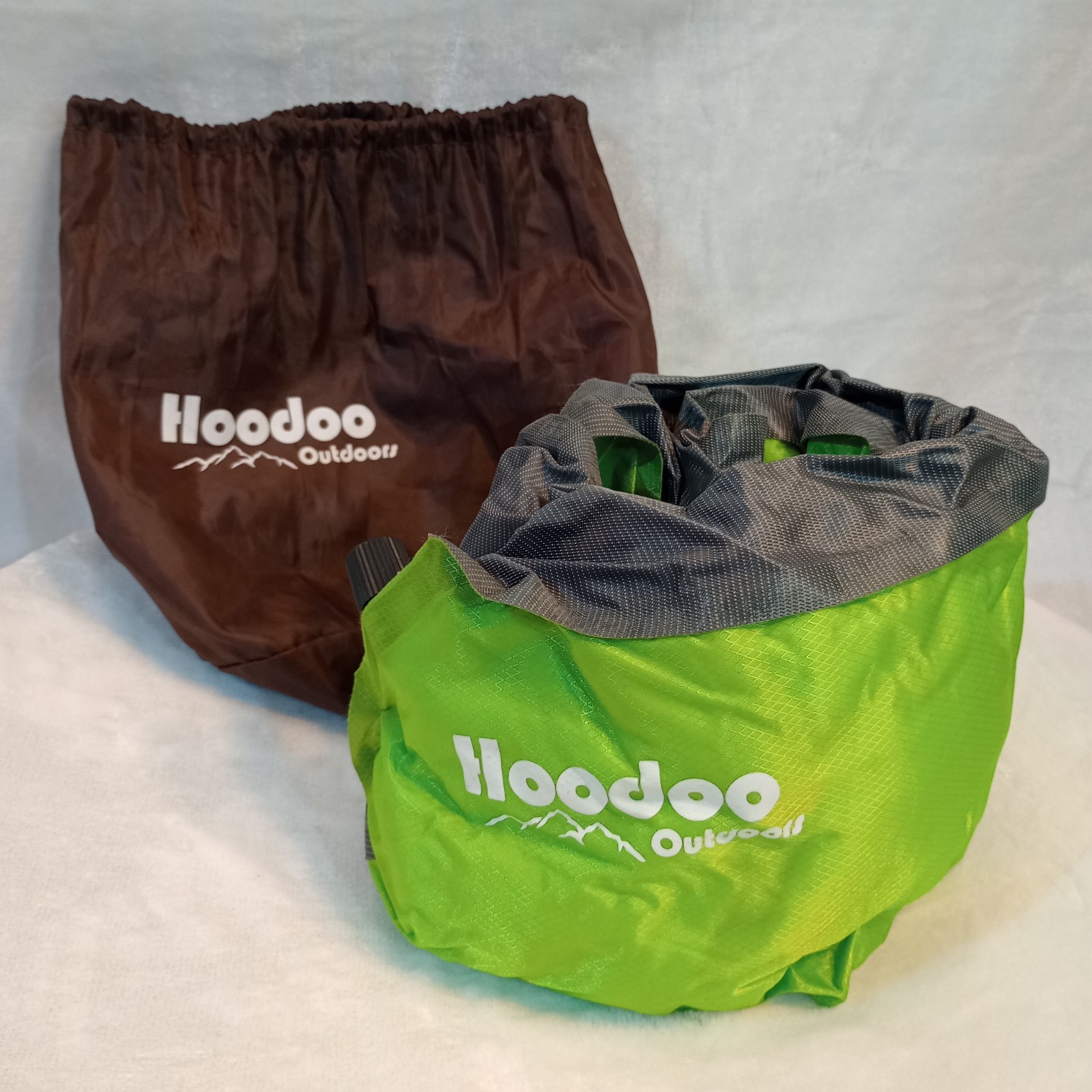 Hoodoo Outdoors Pillow Self-Inflating Camping Backpacking Lightweight Travel