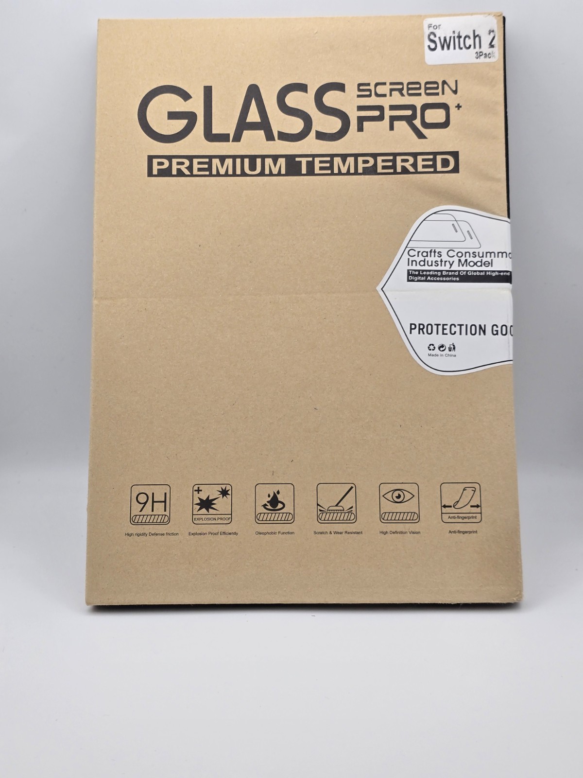 Link 3-Pack Tempered Glass Screen Protector for Nintendo Switch 2 (2025)