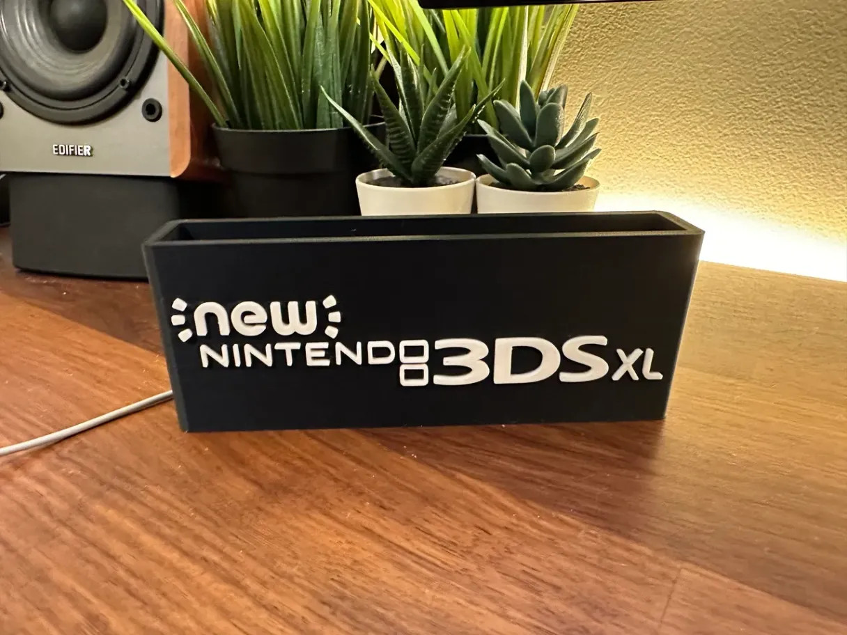New Nintendo 3DS XL Charging Dock Stand Charger Cradle Holder USB C Black