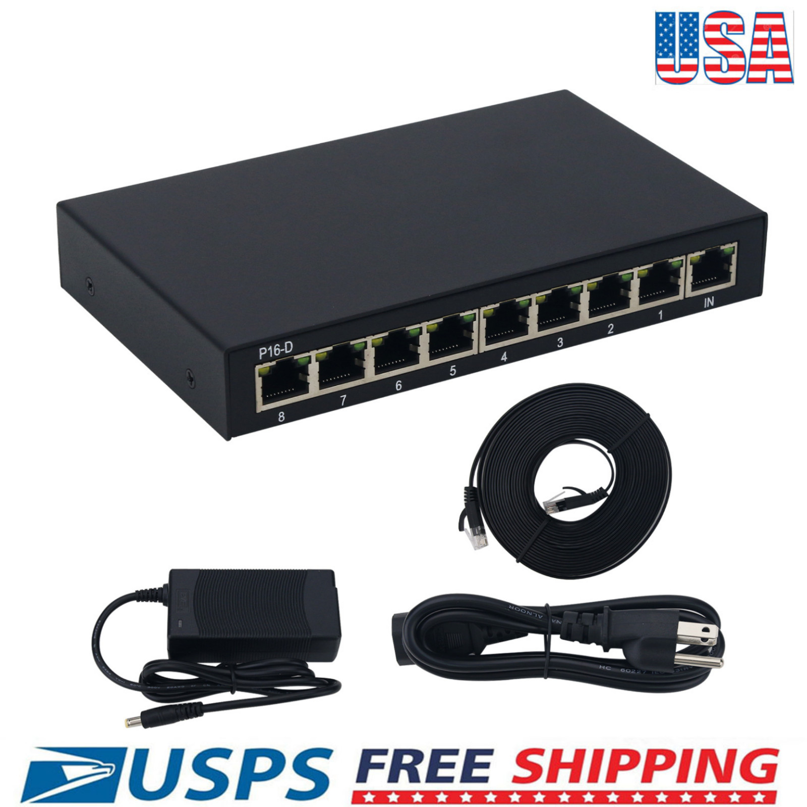 P16D 16Ch Digital Distribution Module 24Bit Digital Splitter for Monitor System