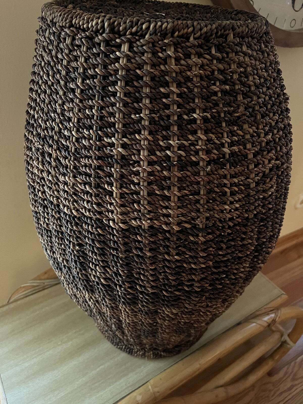 Crate And Barrel Large Floor Basket
