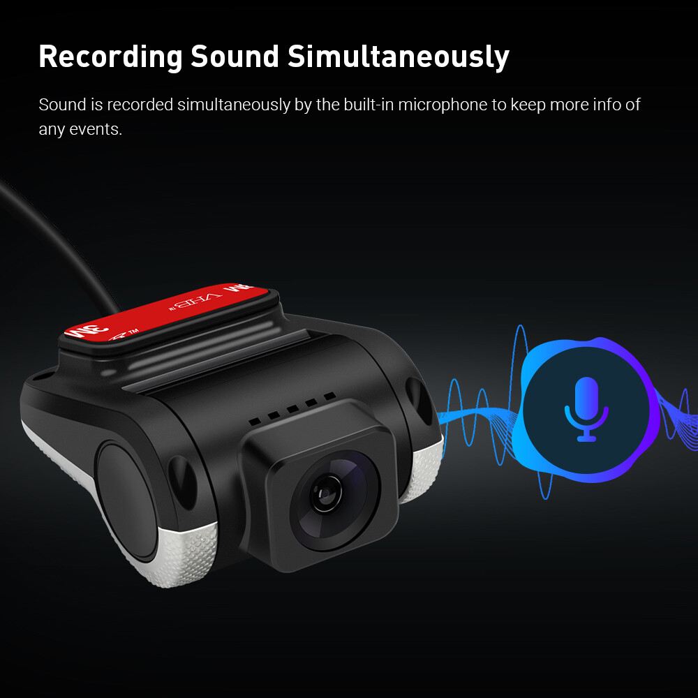1280*720 HD Car DVR Camera Wide Angle 140° Video Recorder Dash Cam USB Wired NEW