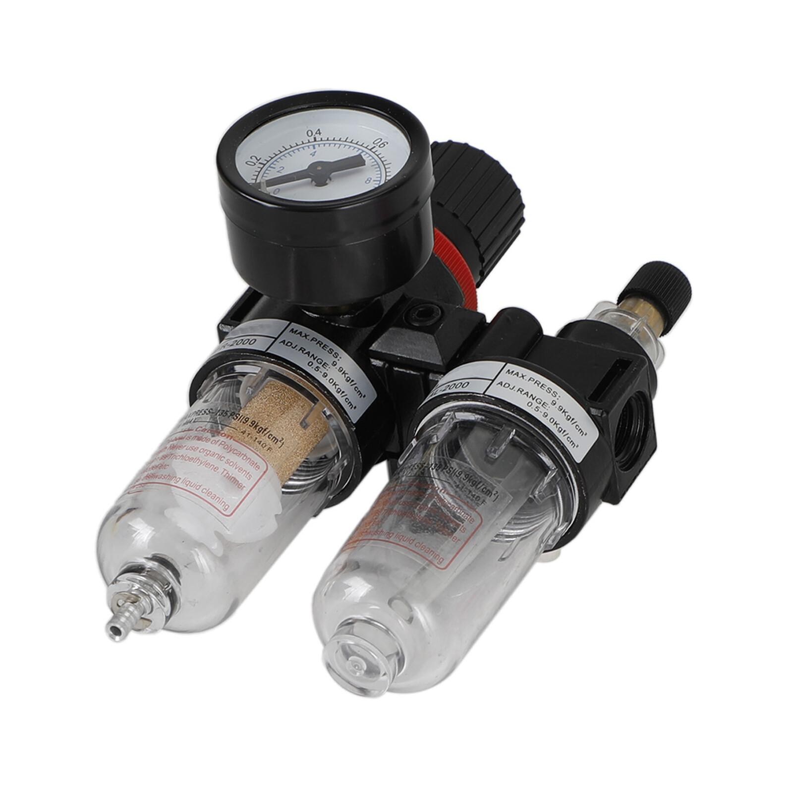 AFC-2000 Pneumatic Air Compressor FilterRegulator Moisture Trap Pressure Gauge B