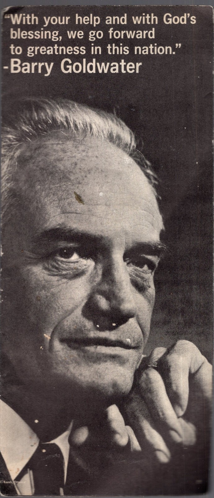 Barry Goldwater Political Campaign Booklet from the 1964 Presidential Campaign