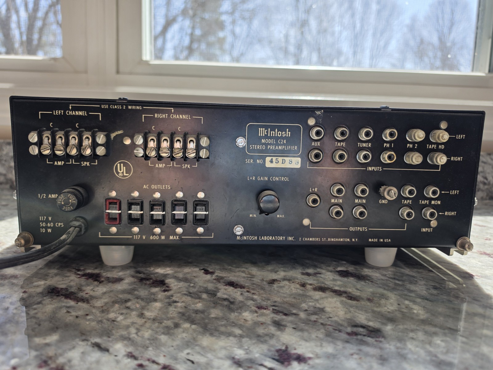 McIntosh C24 Solid State Stereo Preamplifier