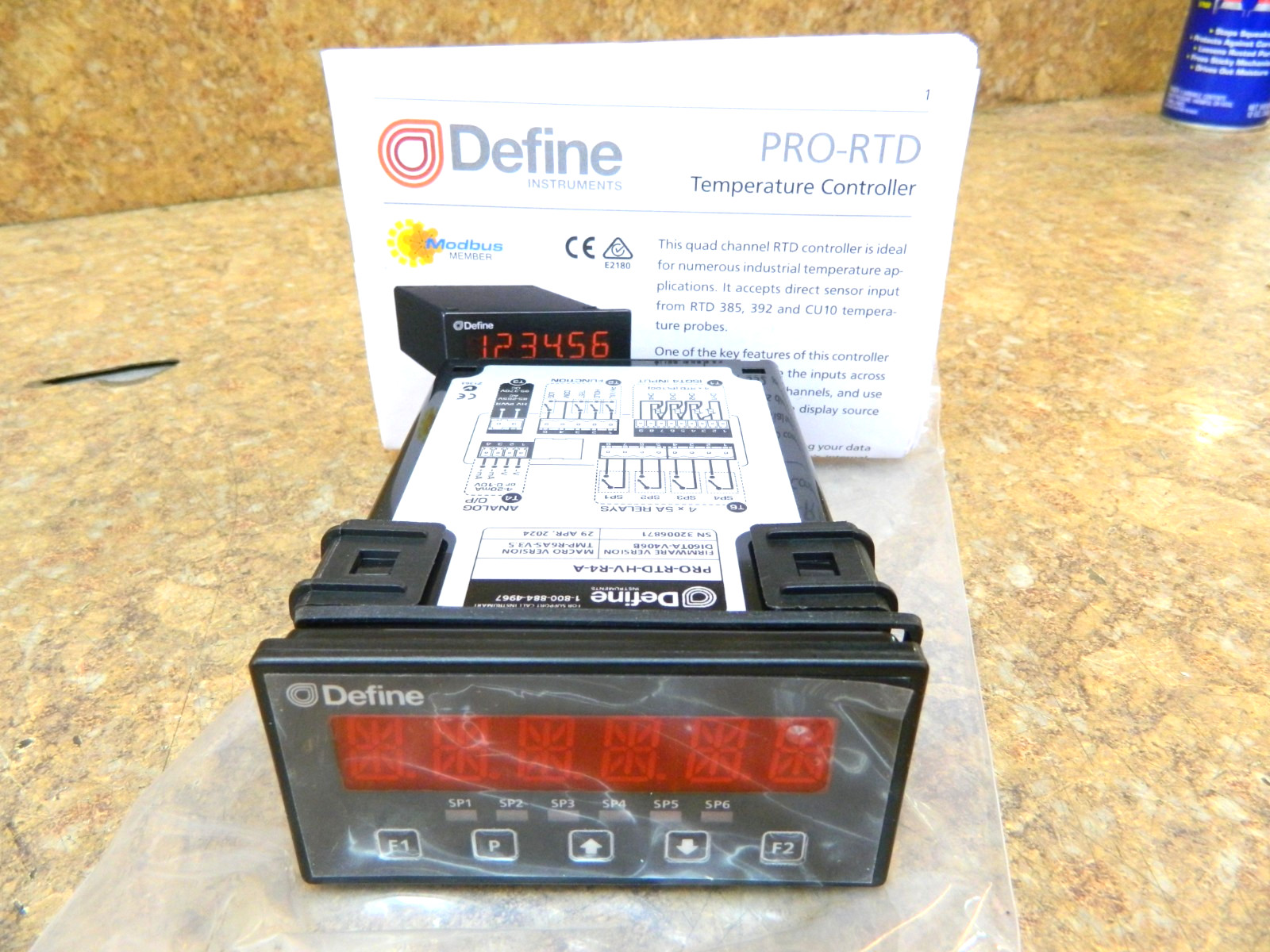 DEFINE INSTERMENTS  PRO-RTD-HV-R4-A for alarm & on/off process control