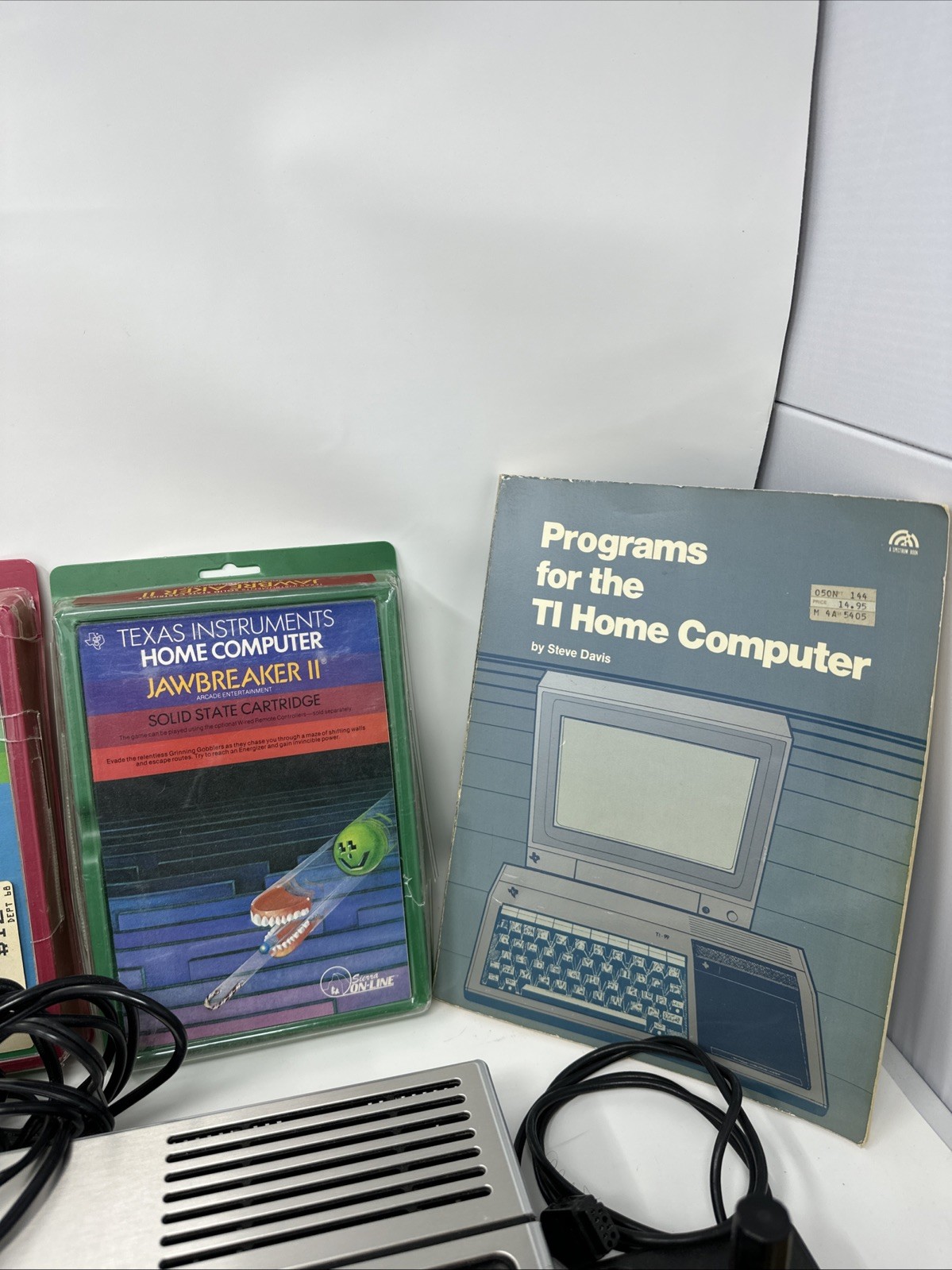 Vintage Texas Instruments TI-99/4A Home Computer + 3 Games, Manuals, + More
