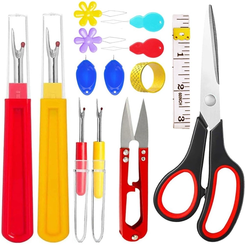 Sewing Seam Ripper Set of 14 Pieces Including Stitch Remover Tools Embroidery