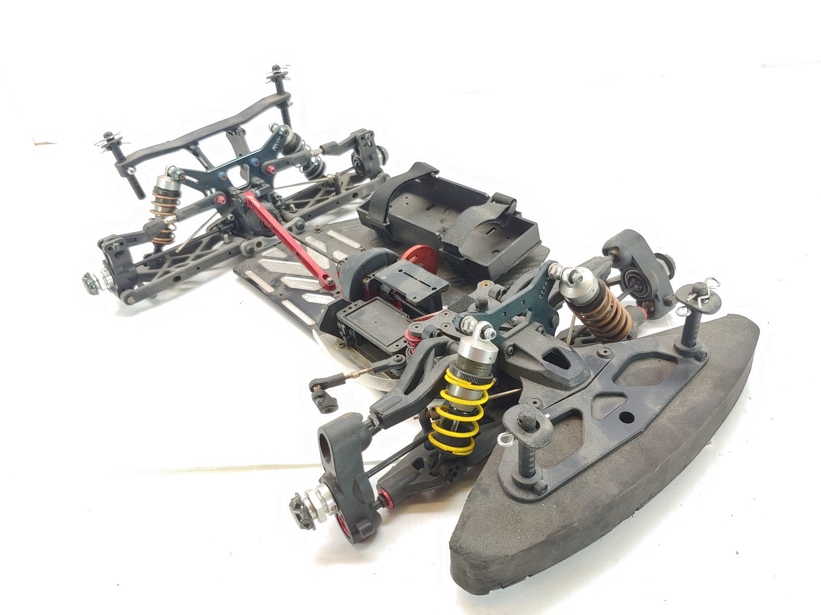 Rare Vintage S-Workz SWORKZ S350 BE1 1/8 Rally Car Upg Electric Roller Slider
