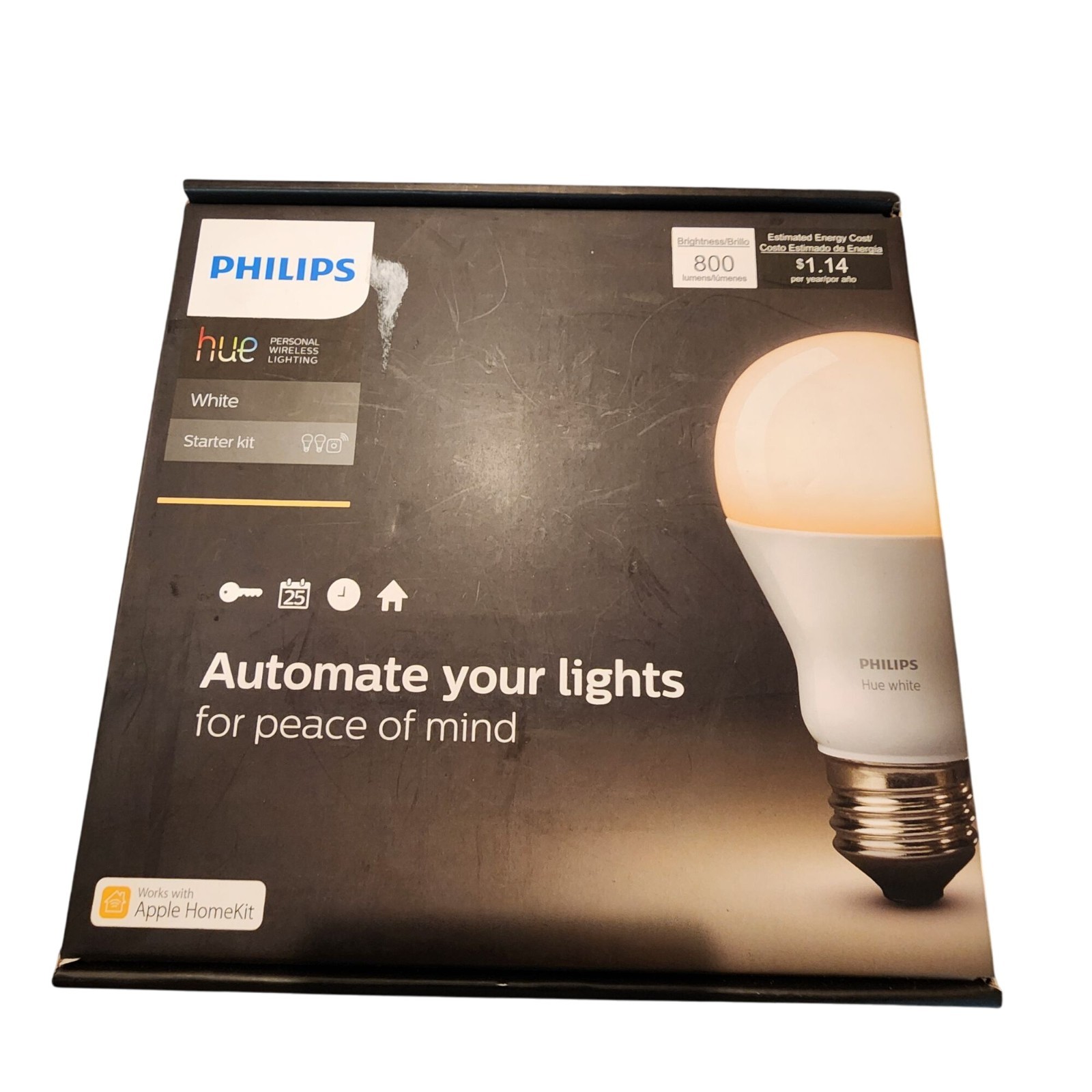 Philips Hue White Starter Kit With TP-Link Smart Wi-Fi Plug / +2 extra lights