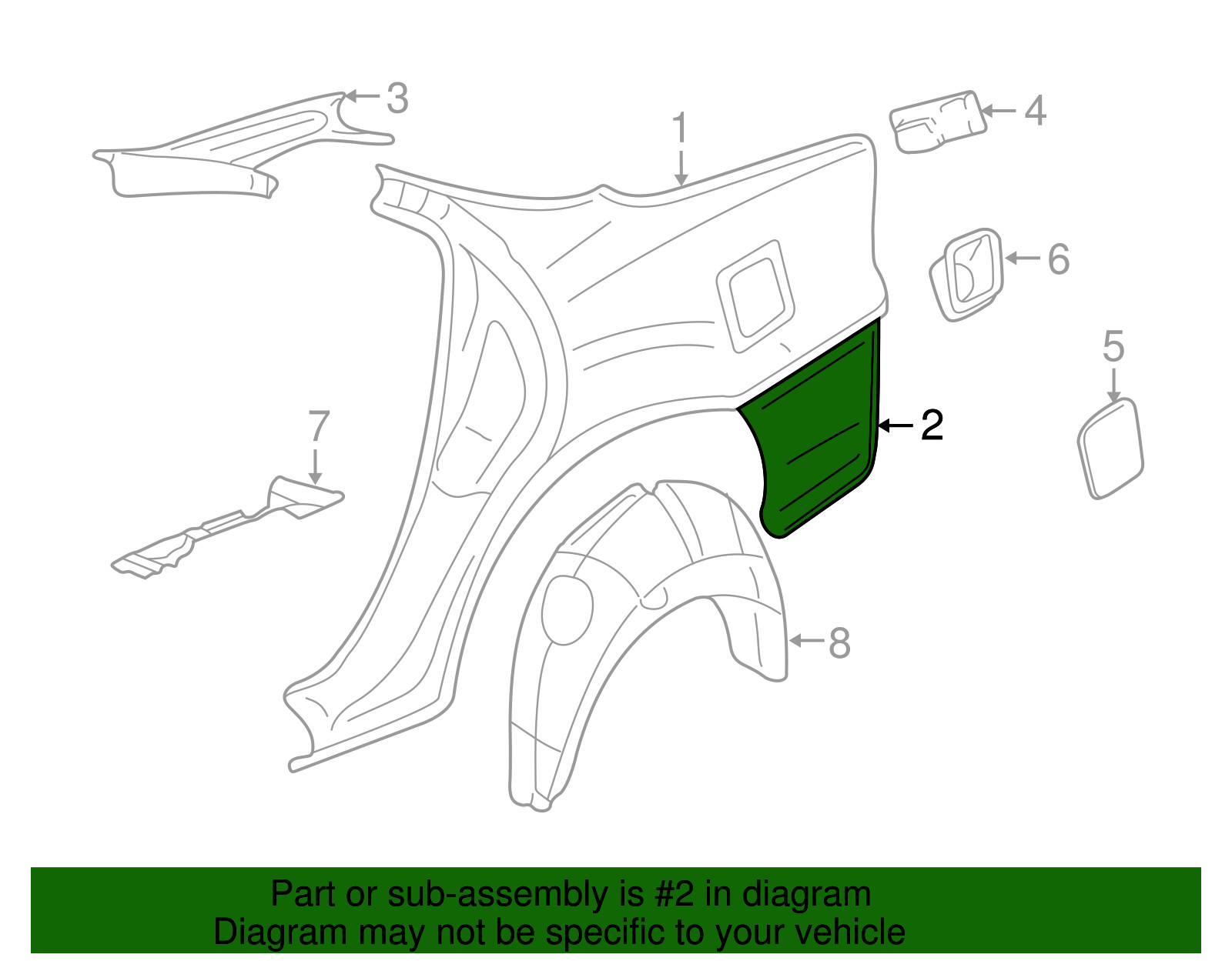 Genuine GM Lower Panel 10323407