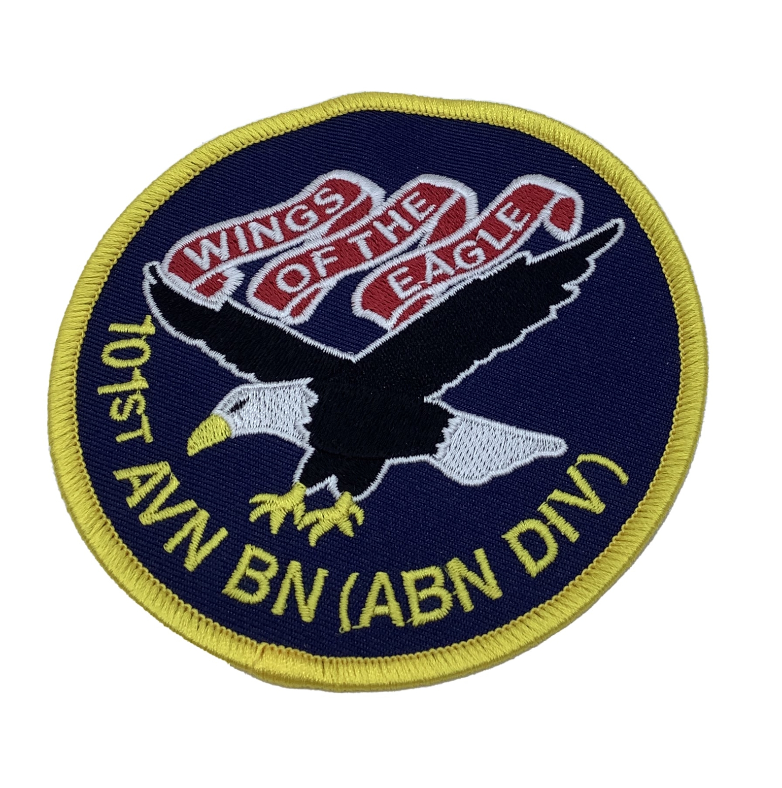 101st Avn Wings of the Eagle Patch Patch – With Hook and Loop