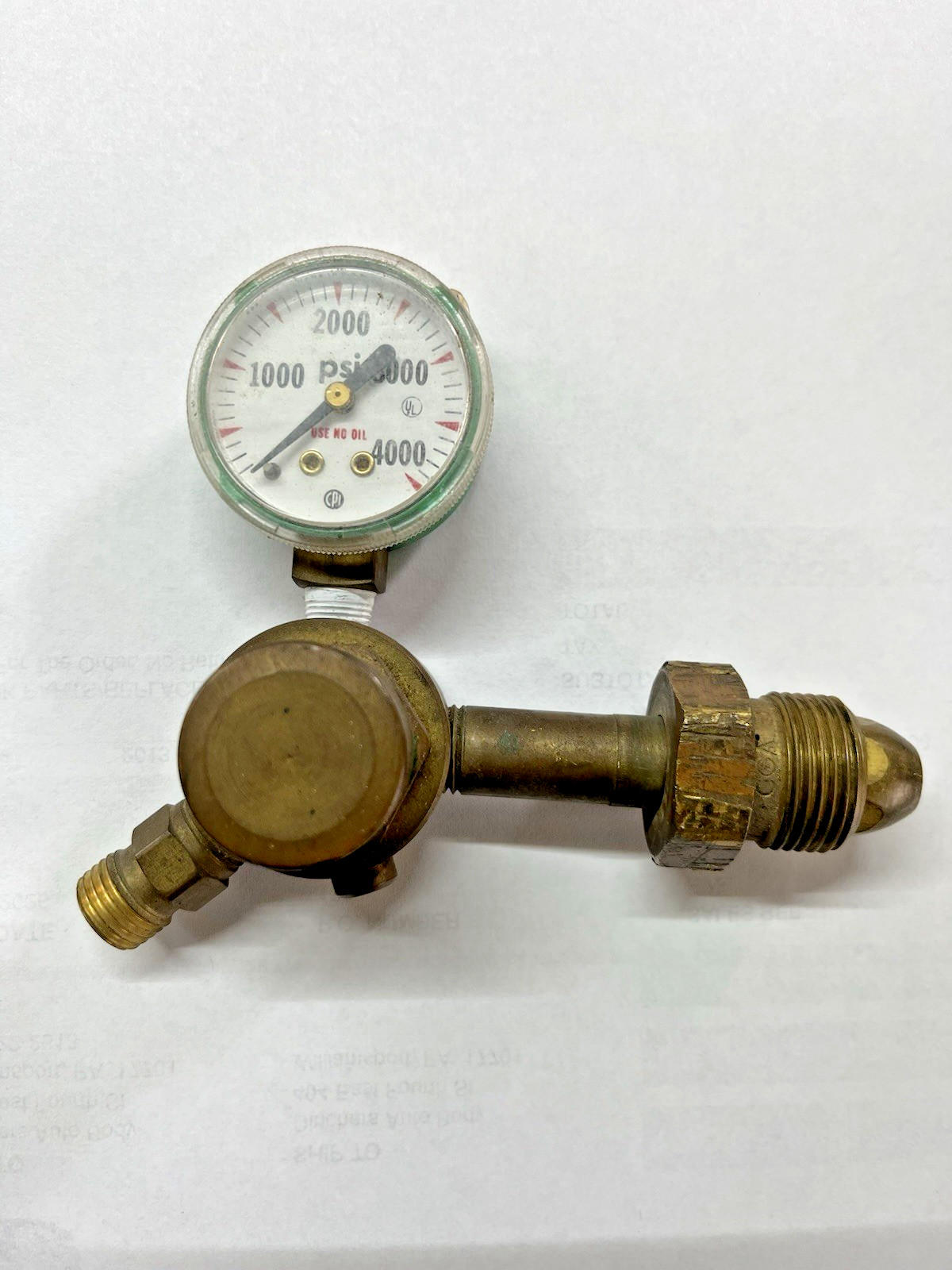 Inert Gas Regulator Model 1681 Good Used Item