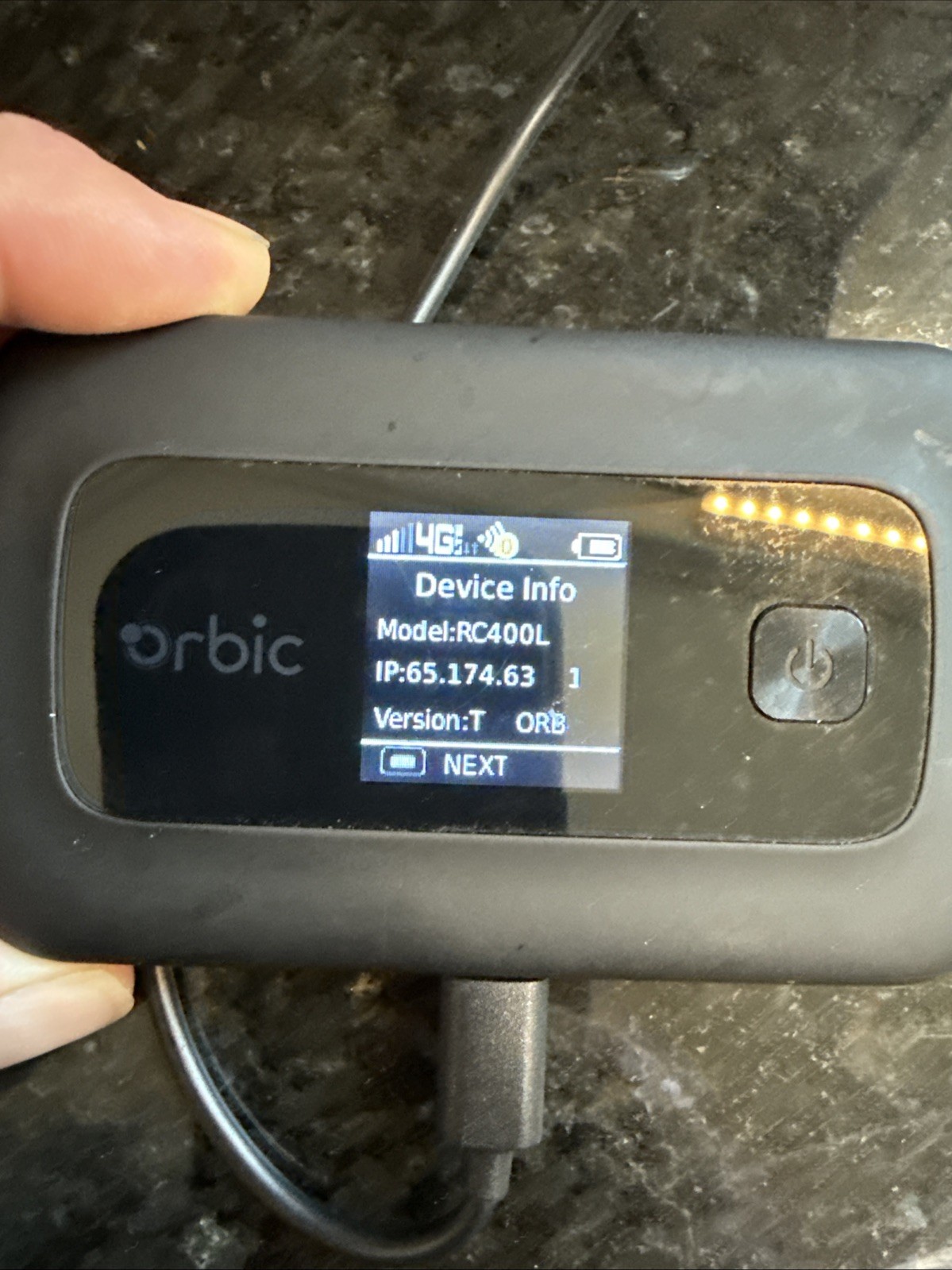 Orbic Speed RC400L (Verizon) 4G LTE Mobile WiFi Hotspot