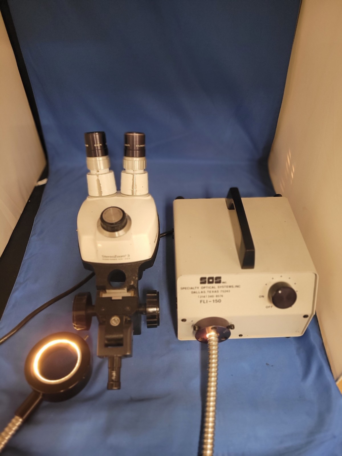 Bausch &Lomb Stereo Zoom3 Microscope,10x Eye Piece w/light and power transformer