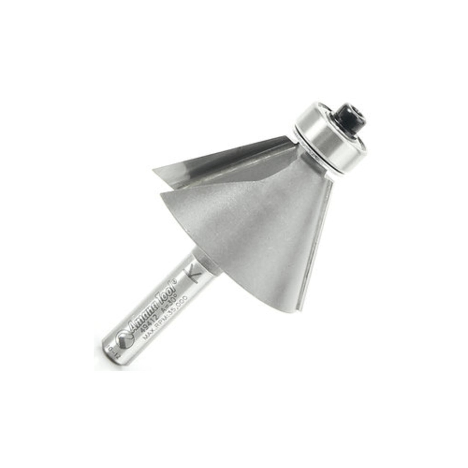 - 49412 Carbide Tipped Chamfer 30° x 1-3/8 Dia x 13/16 x 1/4" Shank