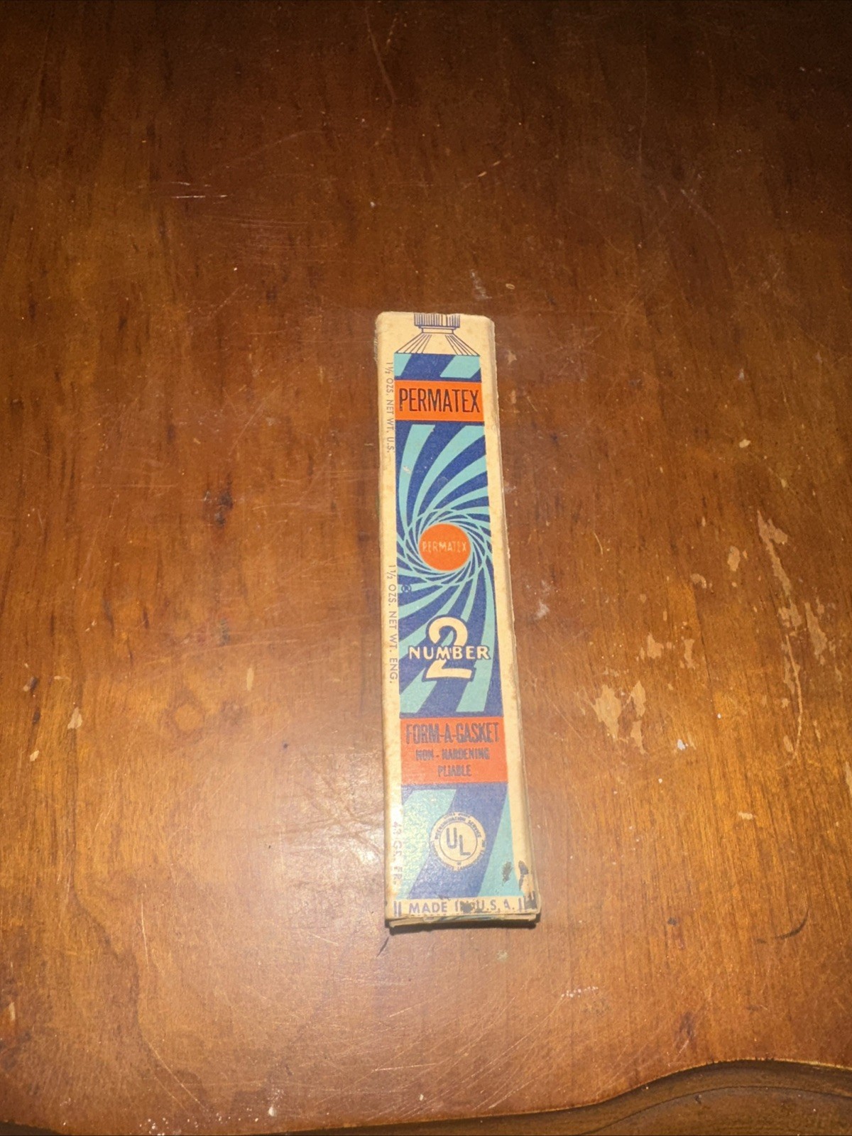 VTG Permatex Auto Top Sealer Black 1.5 oz Tube Made in USA Advertising box only