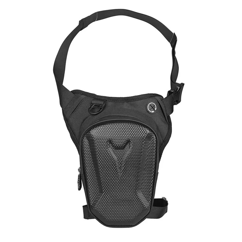 Motorcycle Drop Leg Bag Hard Shell Waterproof Riding Thigh Pack Biker Pouch