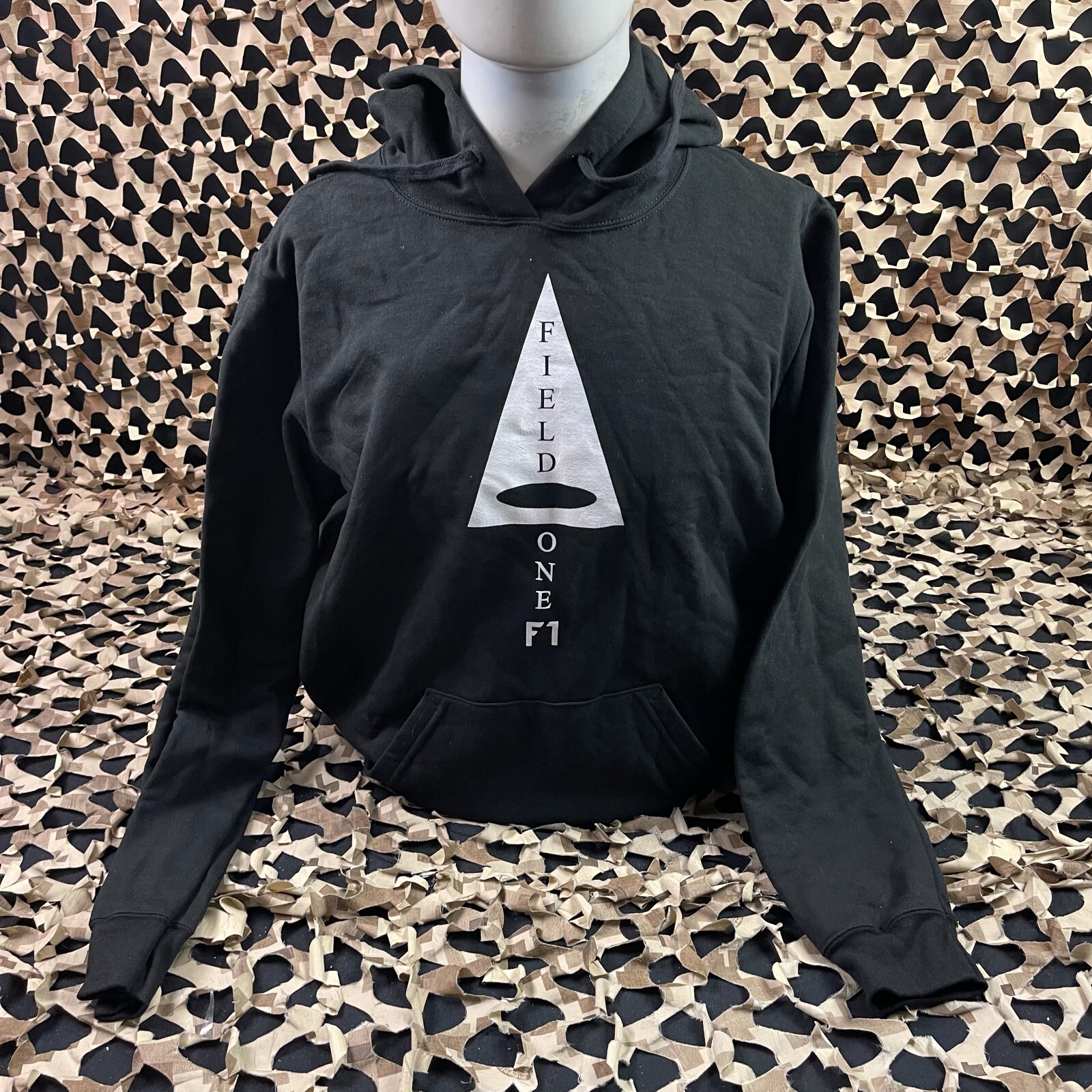 NEW Field One Basic Sweatshirt - Black - Large