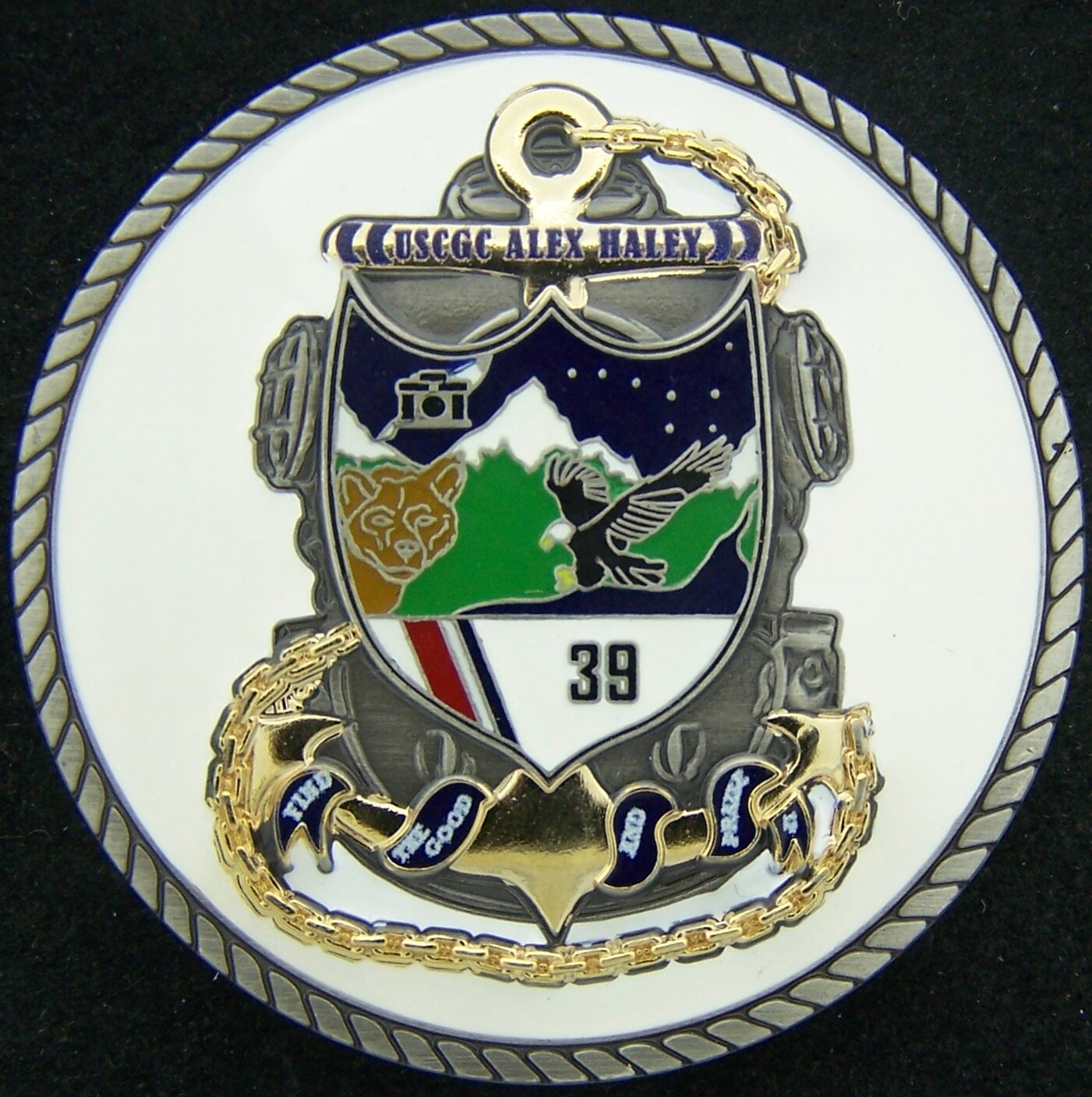 US Coast Guard Cutter USCGC Alex Haley Challenge Coin