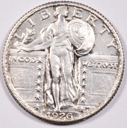 1926 STANDING LIBERTY QUARTER ~ NICE SHARP CHOICE BU UNCIRCULATED!