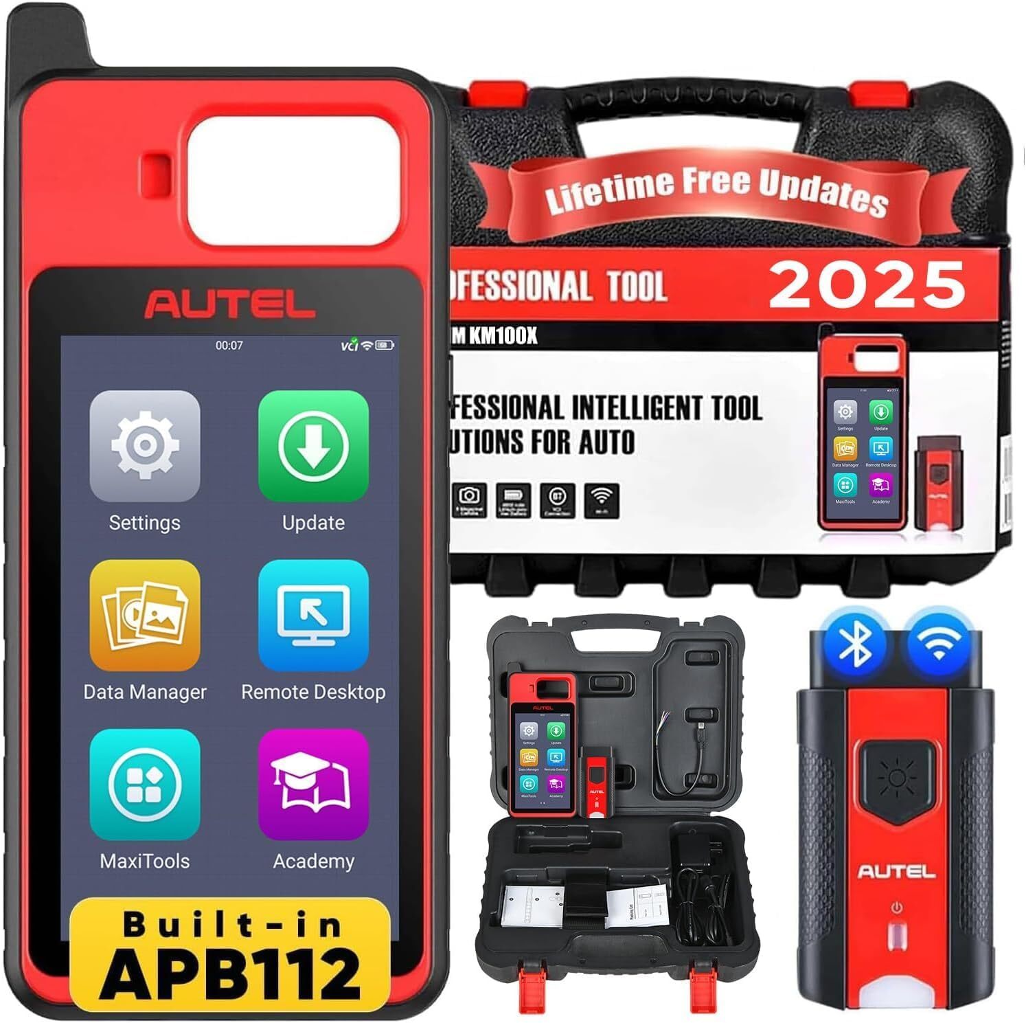 2026 Autel MaxiIM KM100 Key F0B PR0GRAMMING Tool 60s Key Generation Immobilizer