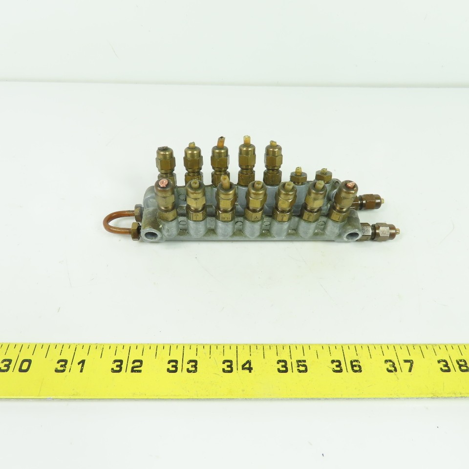 14-Port Lubrication Distribution Manifold