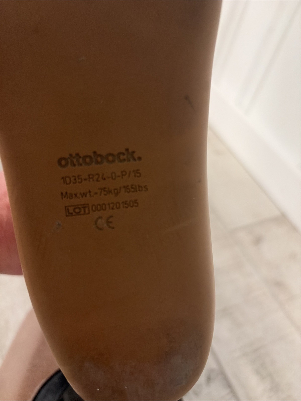 Otto Bock EBS Above Knee Prosthetic Leg And Foot