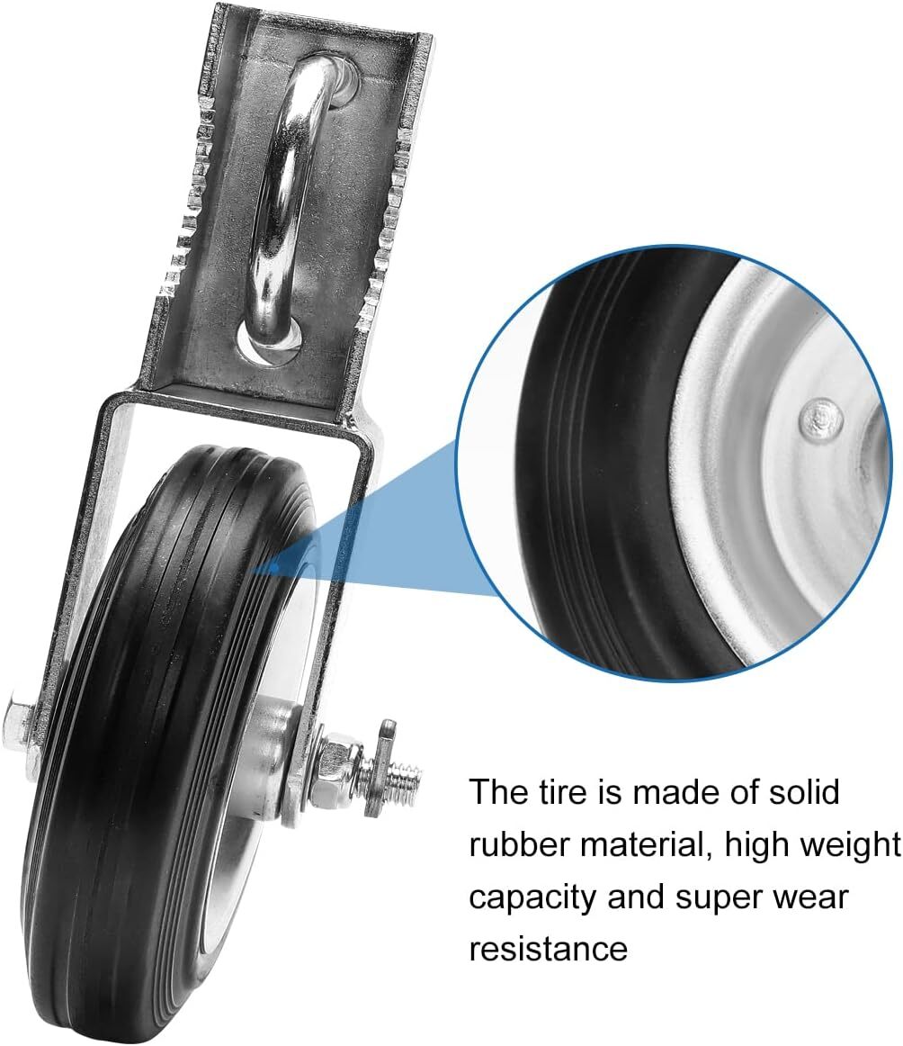 Gate Wheel Supporting Swing Gate with 1-3/8" Thru 2-1/8" Gate Frames, Gate Wheel