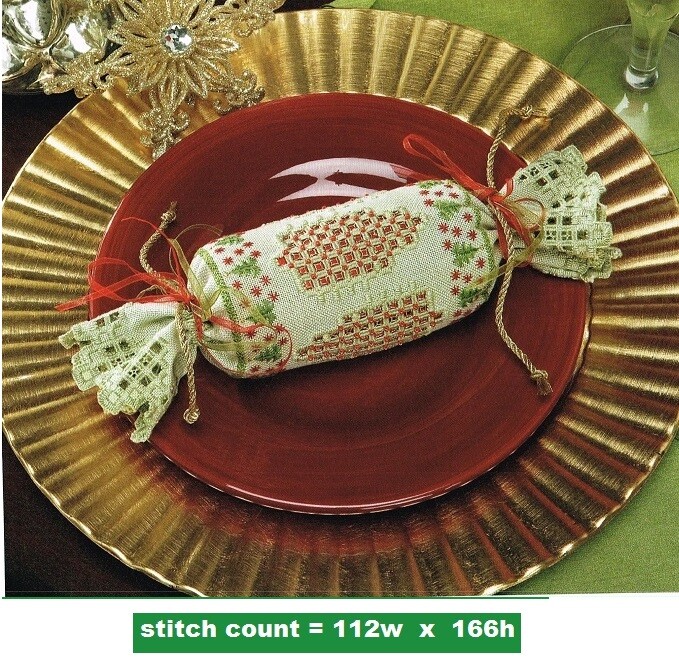 VICTORIAN CRACKER  CROSS STITCH  PATTERN  ONLY   #954