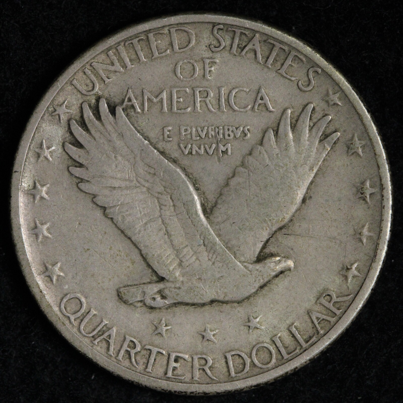 1928-D Standing Liberty Silver Quarter AU E238 DTCM