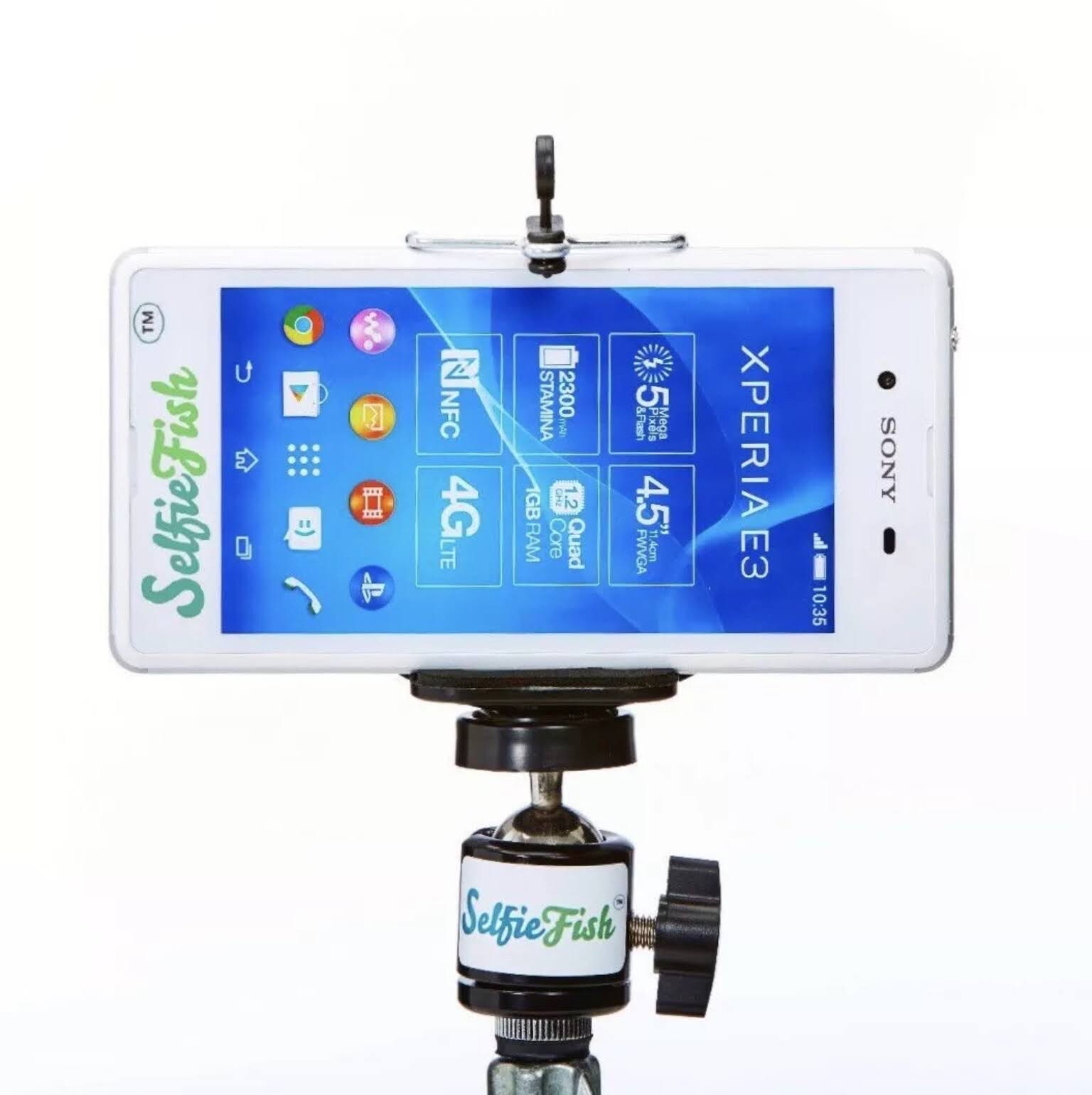 Self Take - For Fishing . SelfieFish, Camera Adapter And Phone Holder - Selfie
